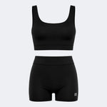 Swim Set Star High Waisted Boss Jet Black
