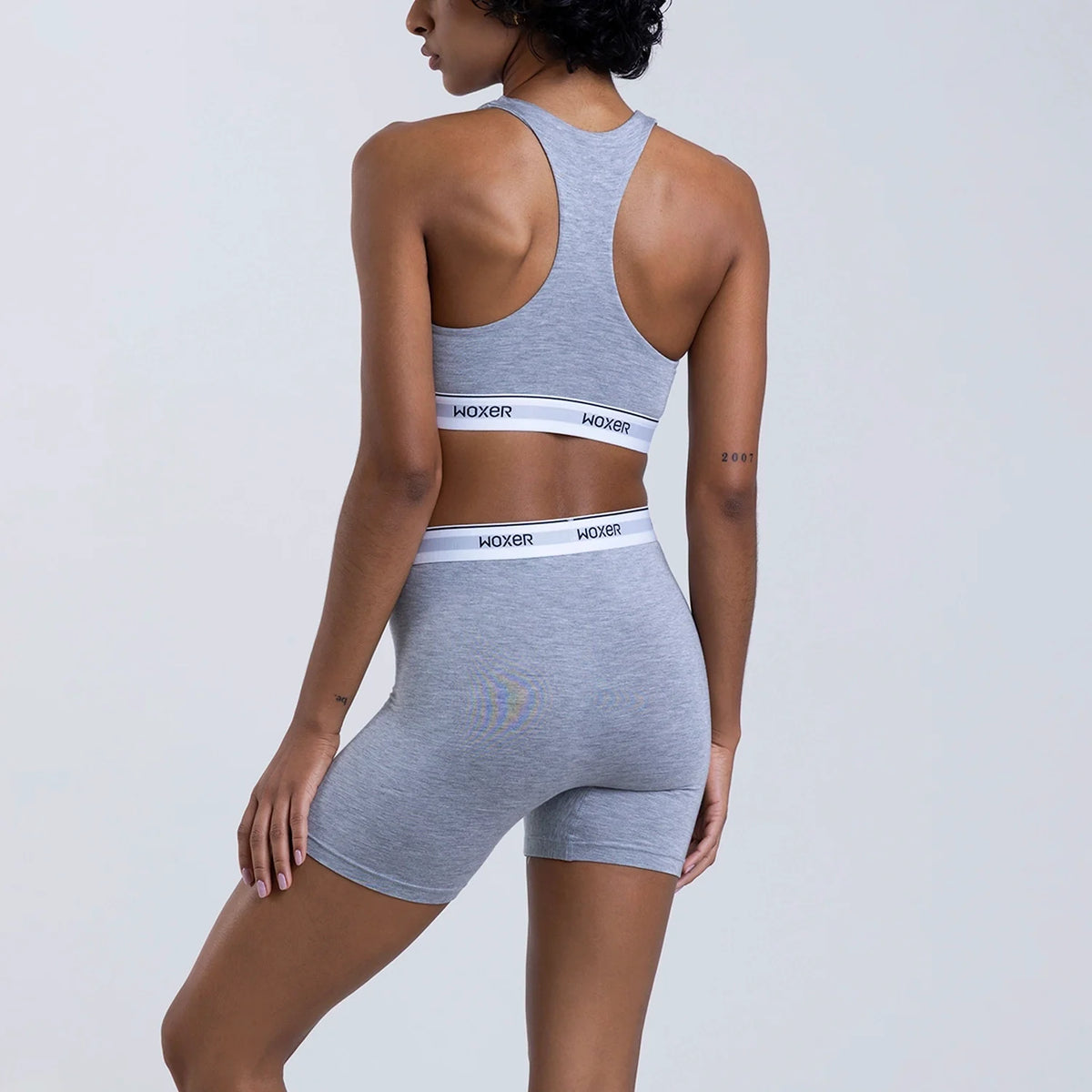 Baller High Waisted Heather Grey