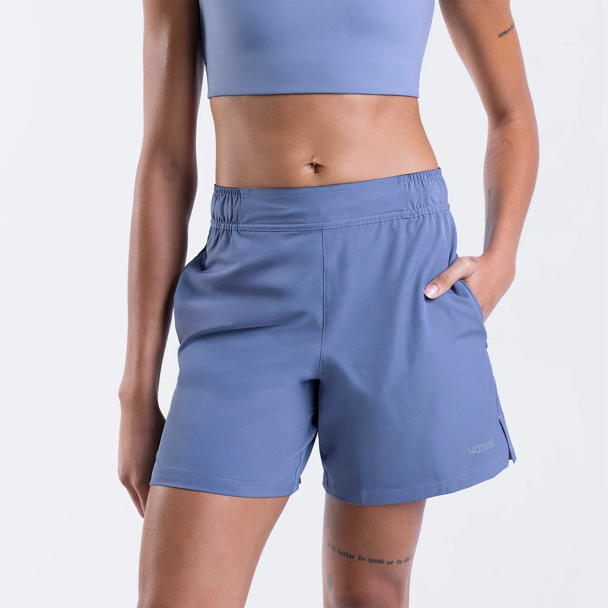 Win Flow Short Steel Blue