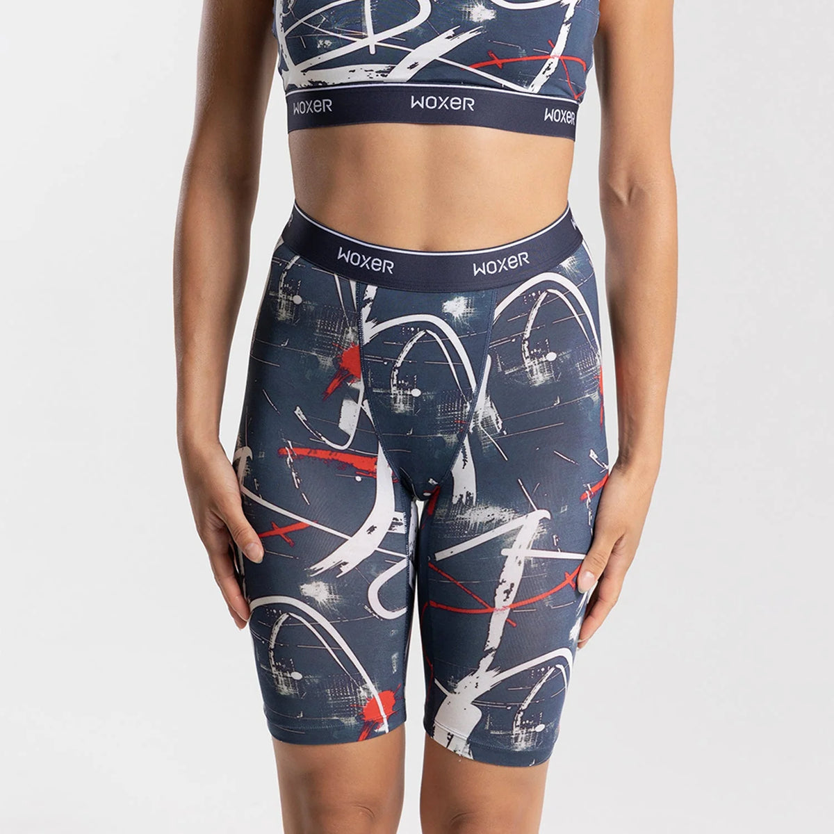 Biker High Waisted Muralist 3-Pack