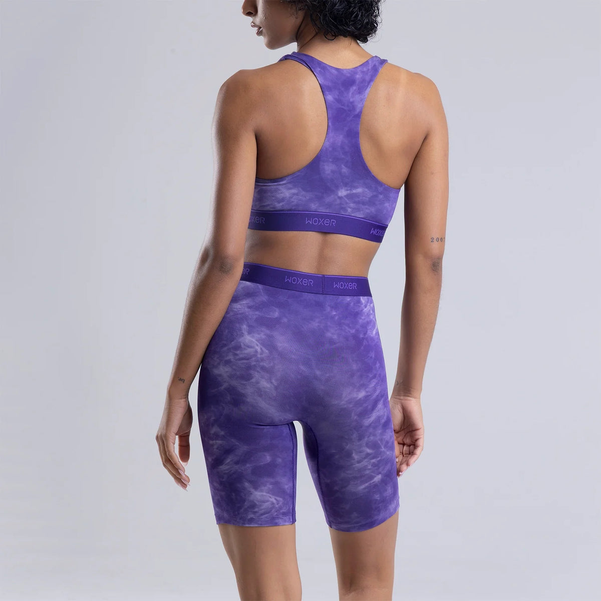 Biker High Waisted Foggy Hallow