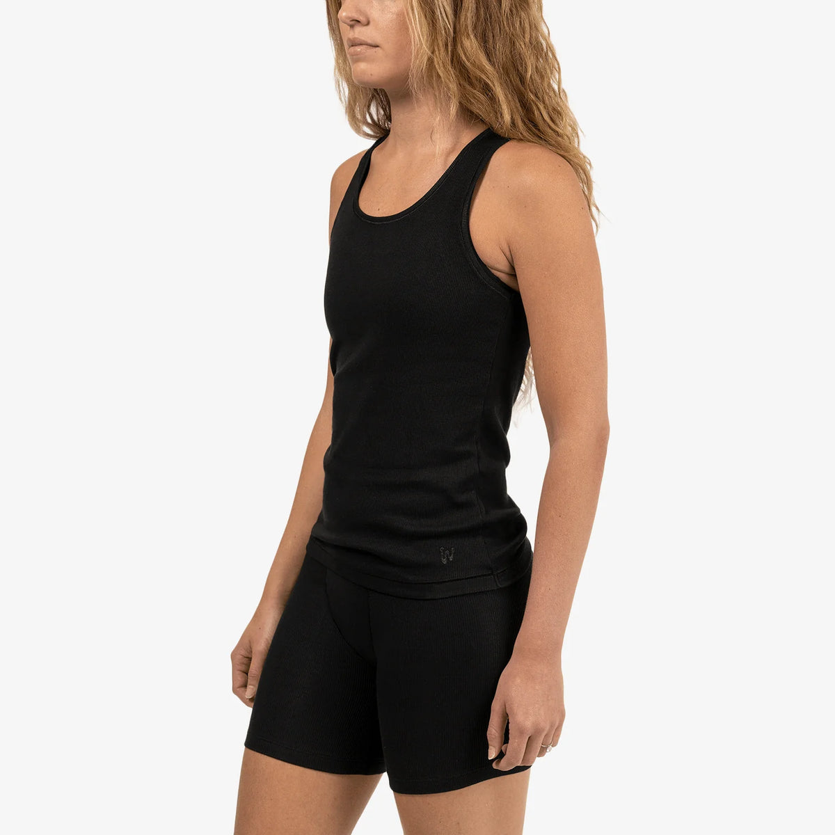 Rib Tank Black 3-Pack