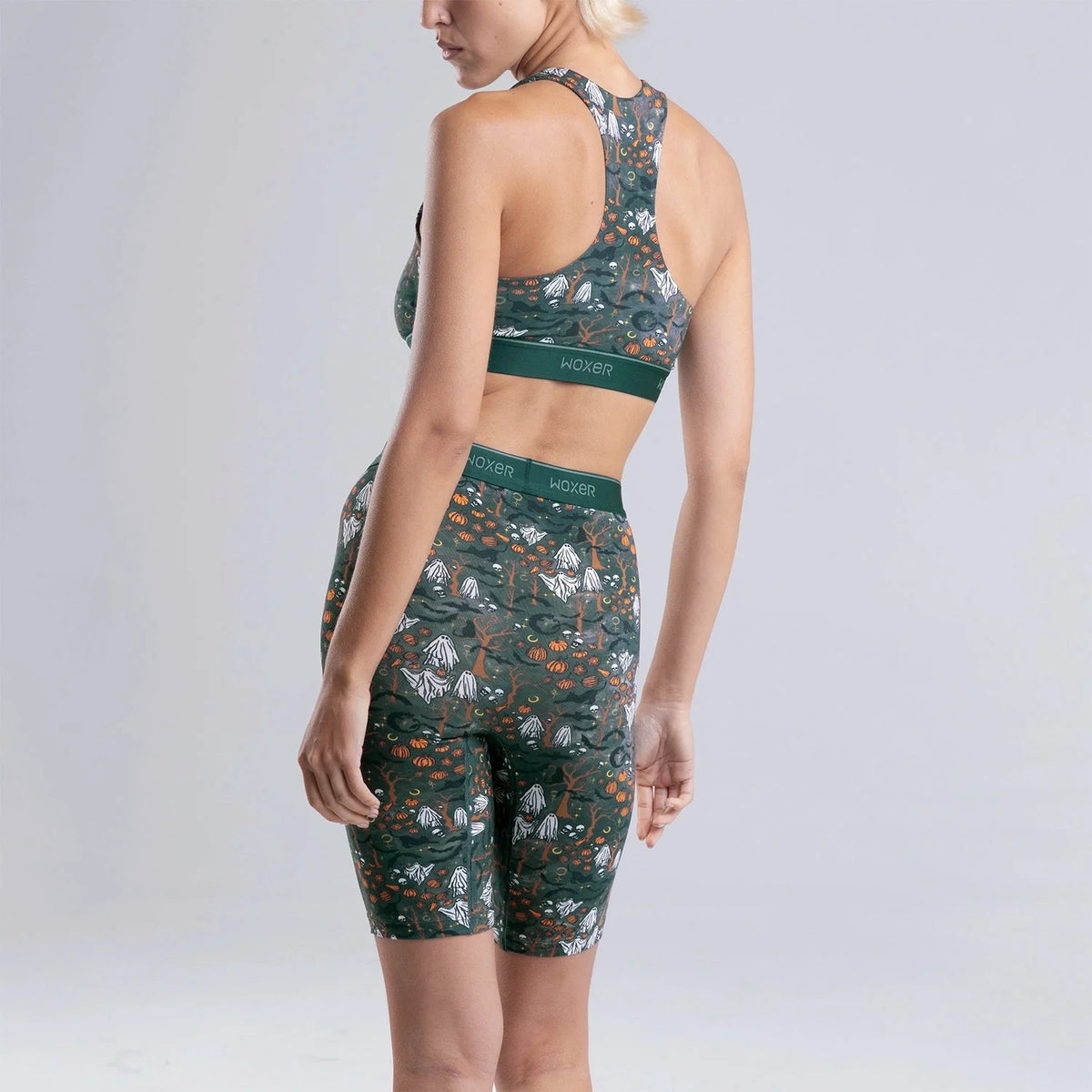 Biker High Waisted Haunted Forest